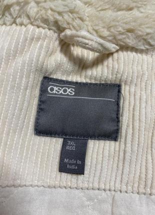 Вельветовая куртка джинсовка большого размера батал asos, xxxl 58-60-62р3 фото