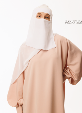 Розовое женское макси (длинное) платье с поясом | мусульманская и скромная одежда5 фото