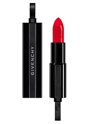 Помада для губ givenchy rouge interdit 2017 26 - midnight red, limited edition, без коробки3 фото