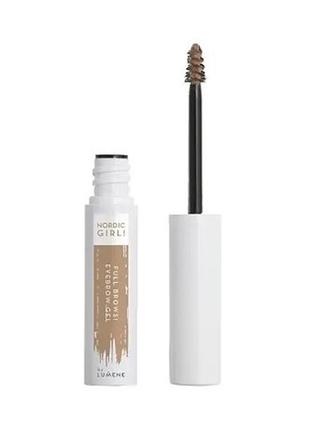 Гель для бровей lumene nordic girl full brows eyebrow gel 01, тестер1 фото