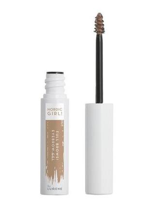 Гель для бровей lumene nordic girl full brows eyebrow gel 01, тестер4 фото