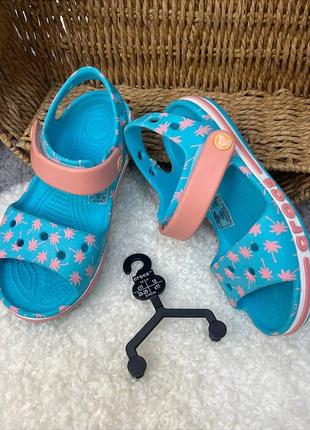 Crocs bayaband sandal kids дитячі сандалі блакитні лідер продажів