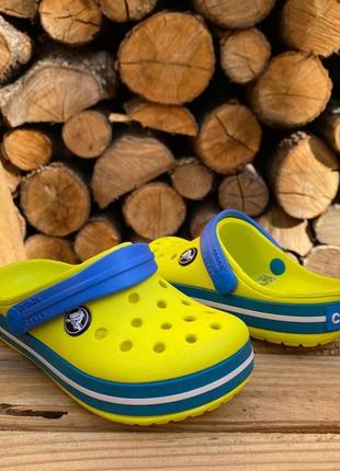 Дитячі крокси сабо crocs crocband для хлопчиків1 фото