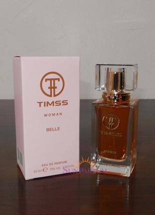 Духи timss w301, в стилі lancome la vie est belle