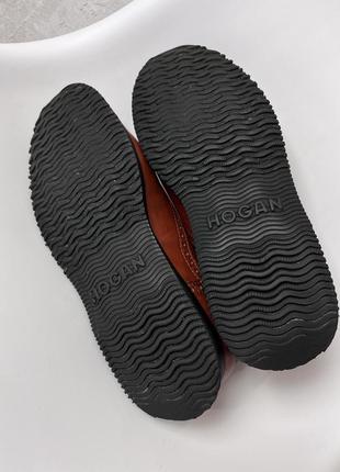 Кожаные туфли оксфорды hogan натуральная кожа размер 39 tod’s10 фото
