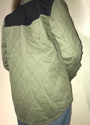 Крутая актуальная куртка цвета хаки от pull&bear, размер xs3 фото