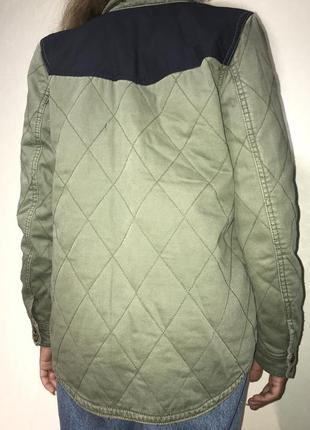 Крутая актуальная куртка цвета хаки от pull&bear, размер xs4 фото