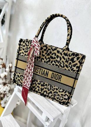 Женская сумка шоппер в стиле christian dior tote book