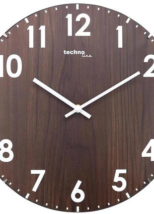 Часы настенные technoline wt7431 brown (wt7431)