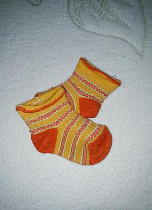 Хлопковые носочки для новорожденных