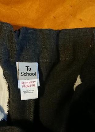 Фірмові англійські шкільні брюки tu,нові з бірками,розмір 13-14 років.8 фото
