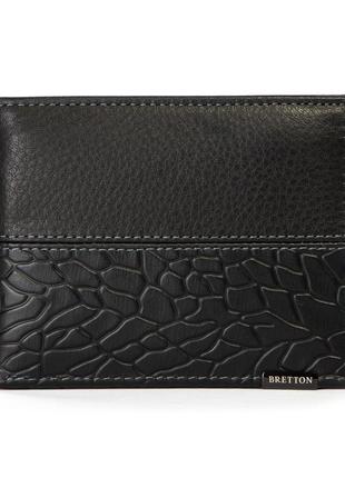 Кошелек be мужской кожа bretton 208-l1 black1 фото