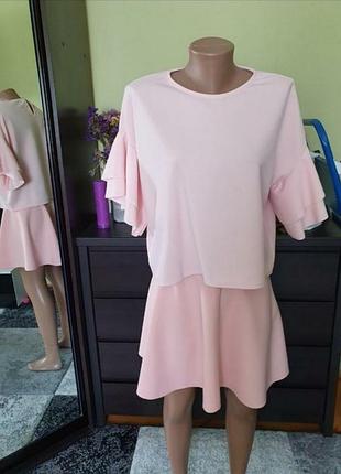 Блуза з воланами2 фото