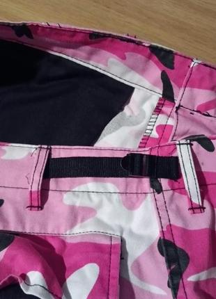 Розовые шорты карго6 фото