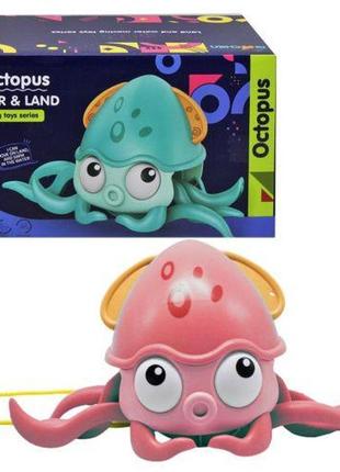 Заводная игрушка "cute octopus" (розовый) от polinatoys