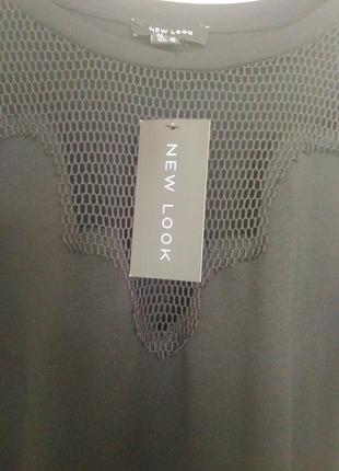 Базовая актуальная футболка сетка бренда new look, р.183 фото