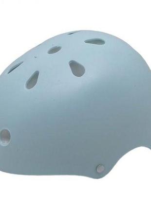 Шлем защитный для спорта (серо-голубой) от polinatoys