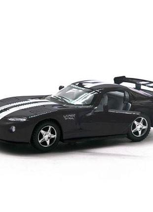 Машинка kinsmart "dodge viper gts-r" (черная)