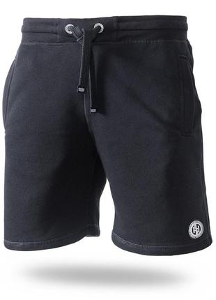 Чоловічі чорні спортивні шорти dobermans aggressive offensive (m)