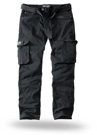 Чоловічі штани dobermans aggressive combat trousers штани карго чорні (m)
