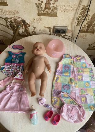 Пупс baby born с набором одежды и аксессуаров1 фото