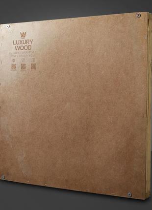 Зеркало круглое деревянное luxury wood perfection natural light ясень 65 см