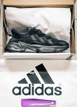 Кроссовки adidas ozweego all black woman