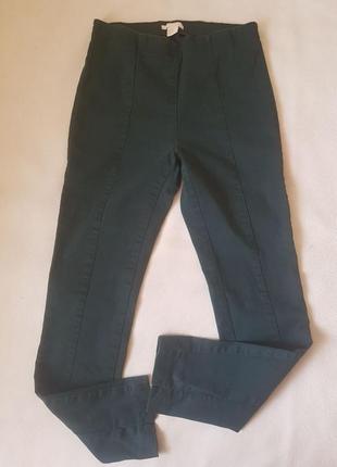 Якісні джинси темнозеленого кольору в чудовому стані. висока посадка h&m4 фото