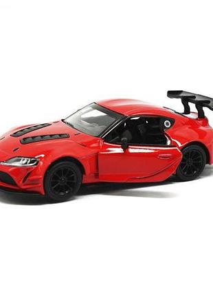 Машинка kinsmart "toyota gr supra racing concept", красная