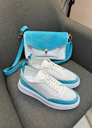 Кеды перфорация цвет на выбор