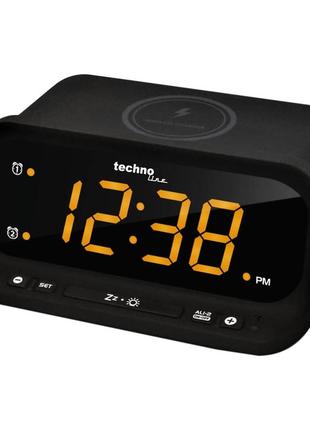 Годинник настільний technoline wt477 wireless mobile charging black (wt477) 4