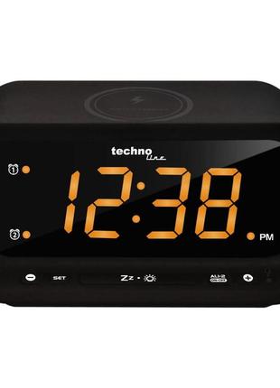 Годинник настільний technoline wt477 wireless mobile charging black (wt477) 2