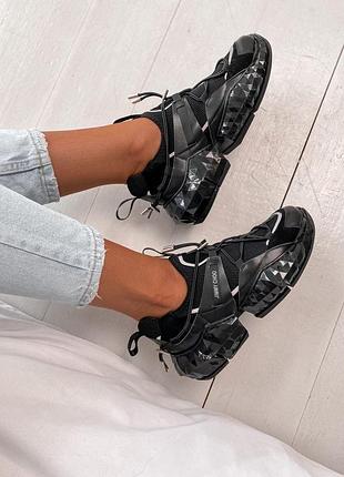 Кросівки жіночі 💥 jimmy choo black топ якість 💥 кросівки джиммі чу