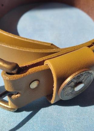 Шкіряний ремінь.вінтаж