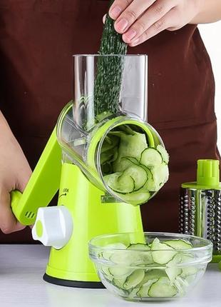 Тертка, овочерізка — мультислайсер для овочів і фруктів kitchen master market3 фото