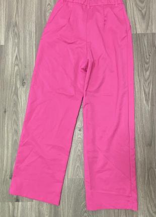 Розовые брюки палаццо h&m divided и топ в подарок от bershka7 фото
