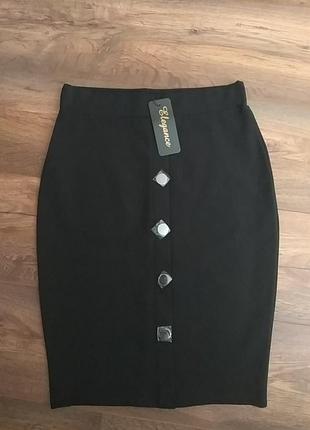 Спідниця олівець з ґудзиками