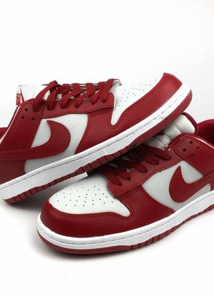 Nike sb dunk red&white