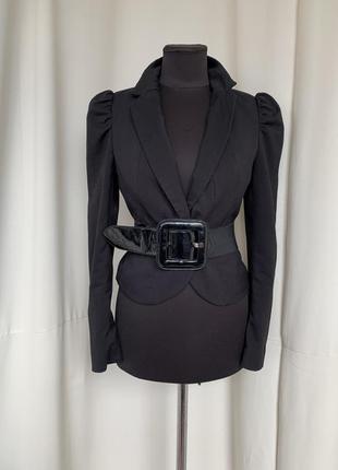 Готичний готический жакет піджак із поясом панночка графиня