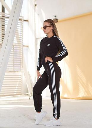 🔥парный спортивный костюм adidas: свитшот- спортивные штаны4 фото