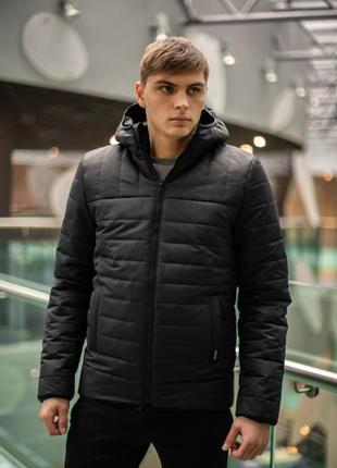 Мужская куртка на весну черная