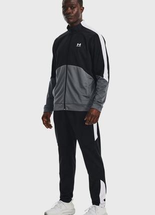 Чоловіча чорна спортивна кофта tricot fashion jacket4 фото