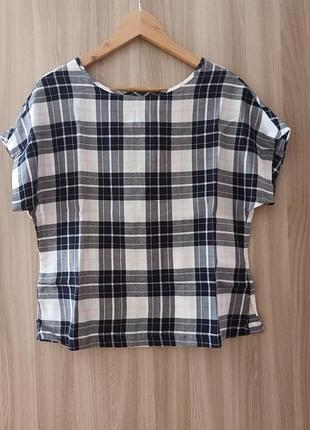 Блуза женская бренд m&amp;s collection в клетку.