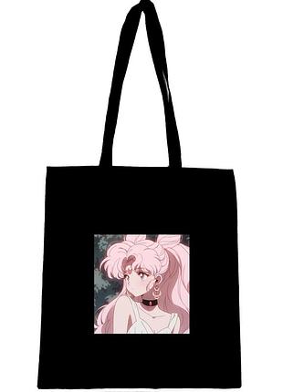 Эко сумка шоппер торба с принтом аниме  " сейлормун "