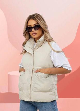‼️жилет жіночий, утеплювач холлофайбер, s-m, m-l, l-xl xl -xxl‼️