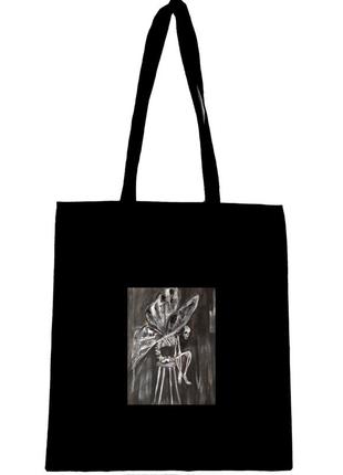 Эко сумка шоппер торба  " скелет фея "