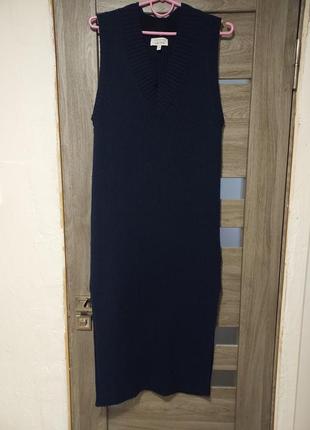 Платье вязаное миди1 фото