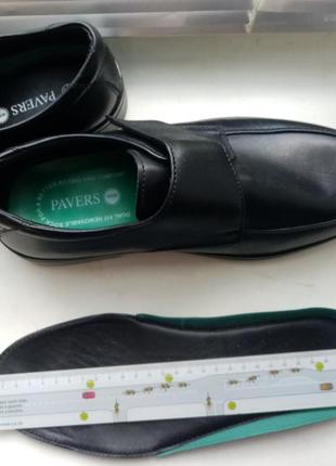 Новые кожаные туфли мокасины pavers (оригинал, крупнобритантия) ecco6 фото