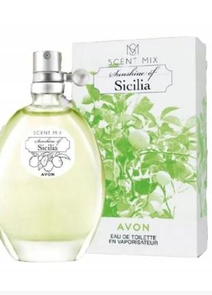 Туалетна вода для неї  " sunshine of sicilia " avon 30ml.