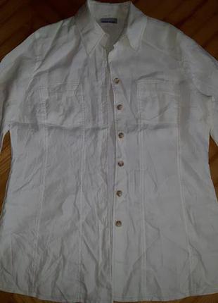 Льняная блуза от gerry weber! p.-421 фото